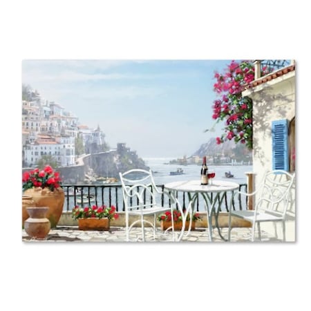 TRADEMARK FINE ART The Macneil Studio 'Amalfi Coast' Canvas Art, 22x32 ALI8660-C2232GG